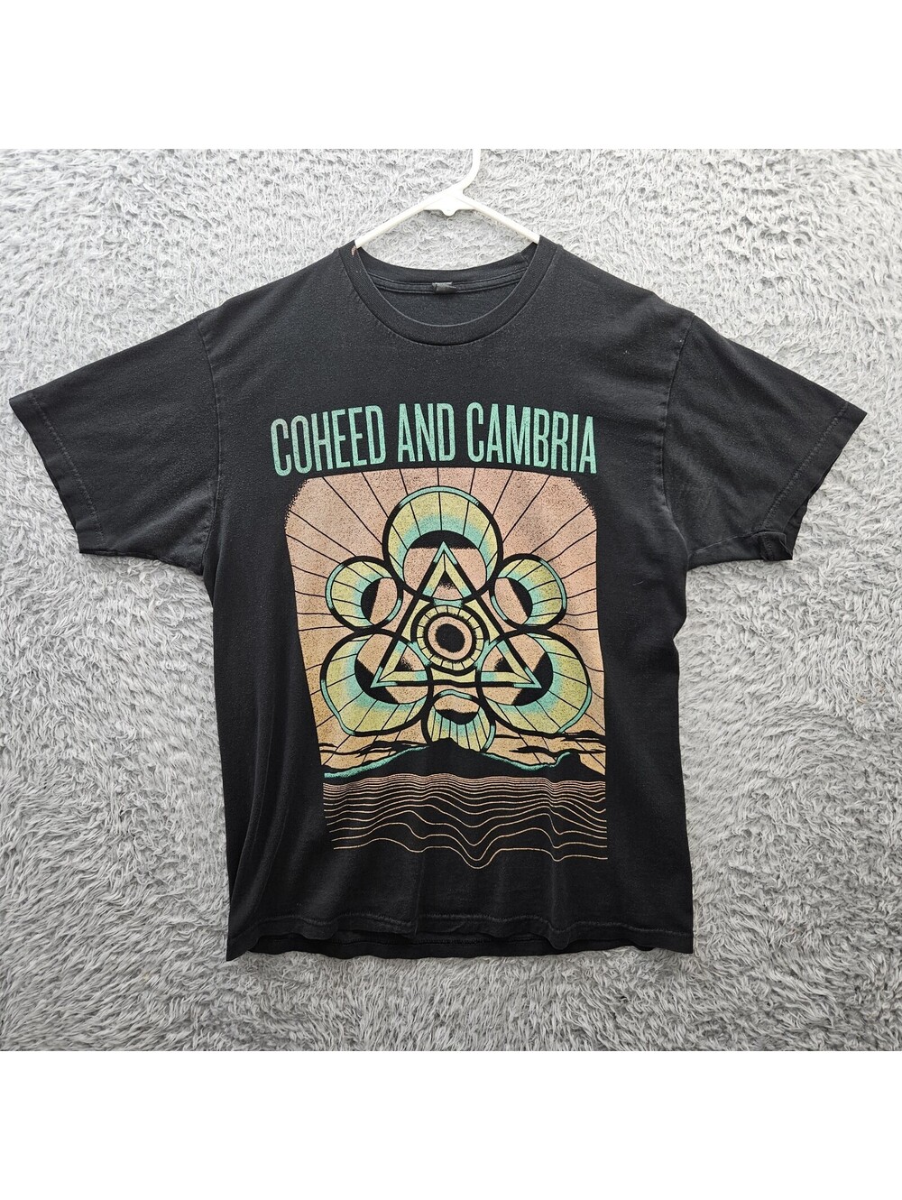 Coheed and Cambria T Shirt Men Large Vintage Tultex Black Cotton *Sleeve